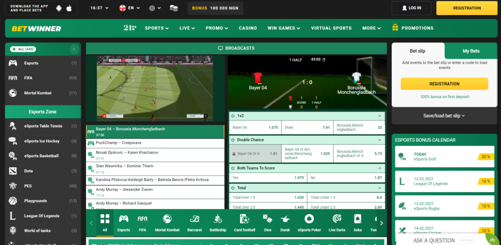 Experience Thrilling Gaming at Live Casino on Betwinner